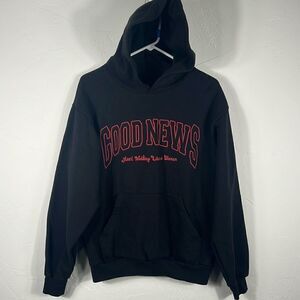 🔥🔥 SIMPLE GOSPEL “GOOD NEWS” Designer Quality Hoodie Sweatshirt Men Sz M - EUC